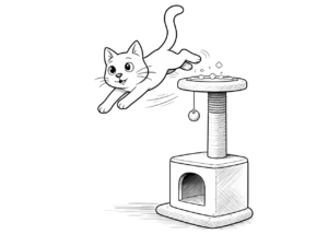 Katze zeigt plötzliches Aktivitätsverhalten in der Wohnung