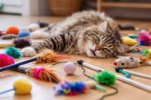 Musst du deine Katze müde spielen?