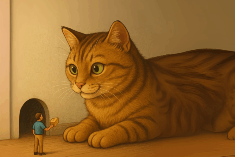 Wenn Katzen grösser wären als Menschen